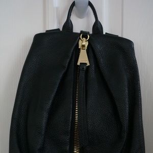 Pre-owned Aimee Kestenberg Black Tamitha Backpack